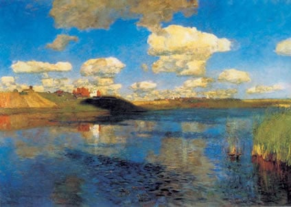 Isaac Levitan, The Lake. Rus, 1899-1900