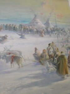 A depiction of indigenous Siberian life