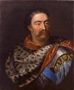 "Portrait of John III Sobieski" by Jan Tricius (circa 1680) courtesy of wikipedia