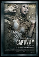 A movie poster for Captivity as used in Spain.