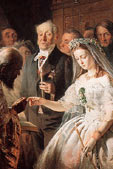 Vasily Pukirev, The Unequal Marriage, 1862 (detail)