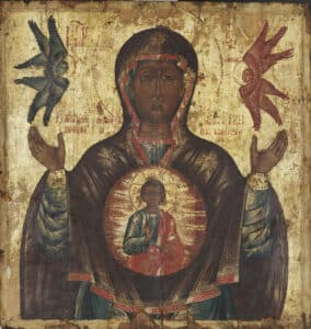 Russian Icons Znamenie Mother of God, ca. 1680.