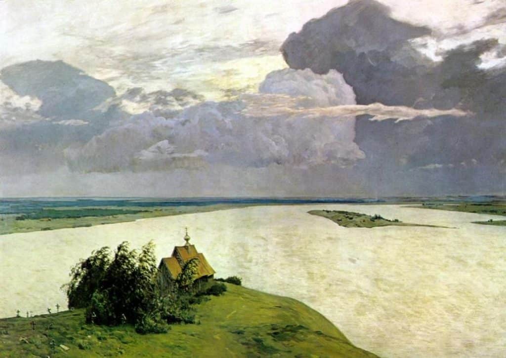 Isaac Levitan, Above Eternal Rest, 1894