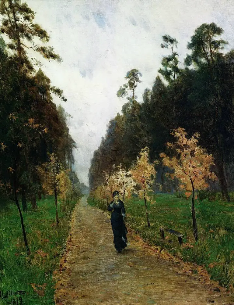Isaac Levitan, Autumn Day Sokolniki, 1879