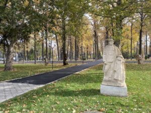 Oak Park Sculpture Garden in Bishkek