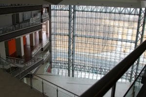 Inside the main building of FEFU