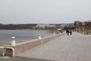 Набережная, the prettiest place on campus