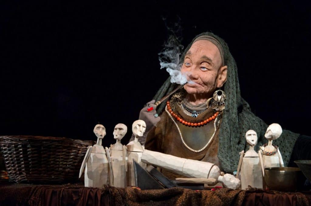This is not your grandfather's puppet theater... not that your grandfather probably had a puppet theater...
