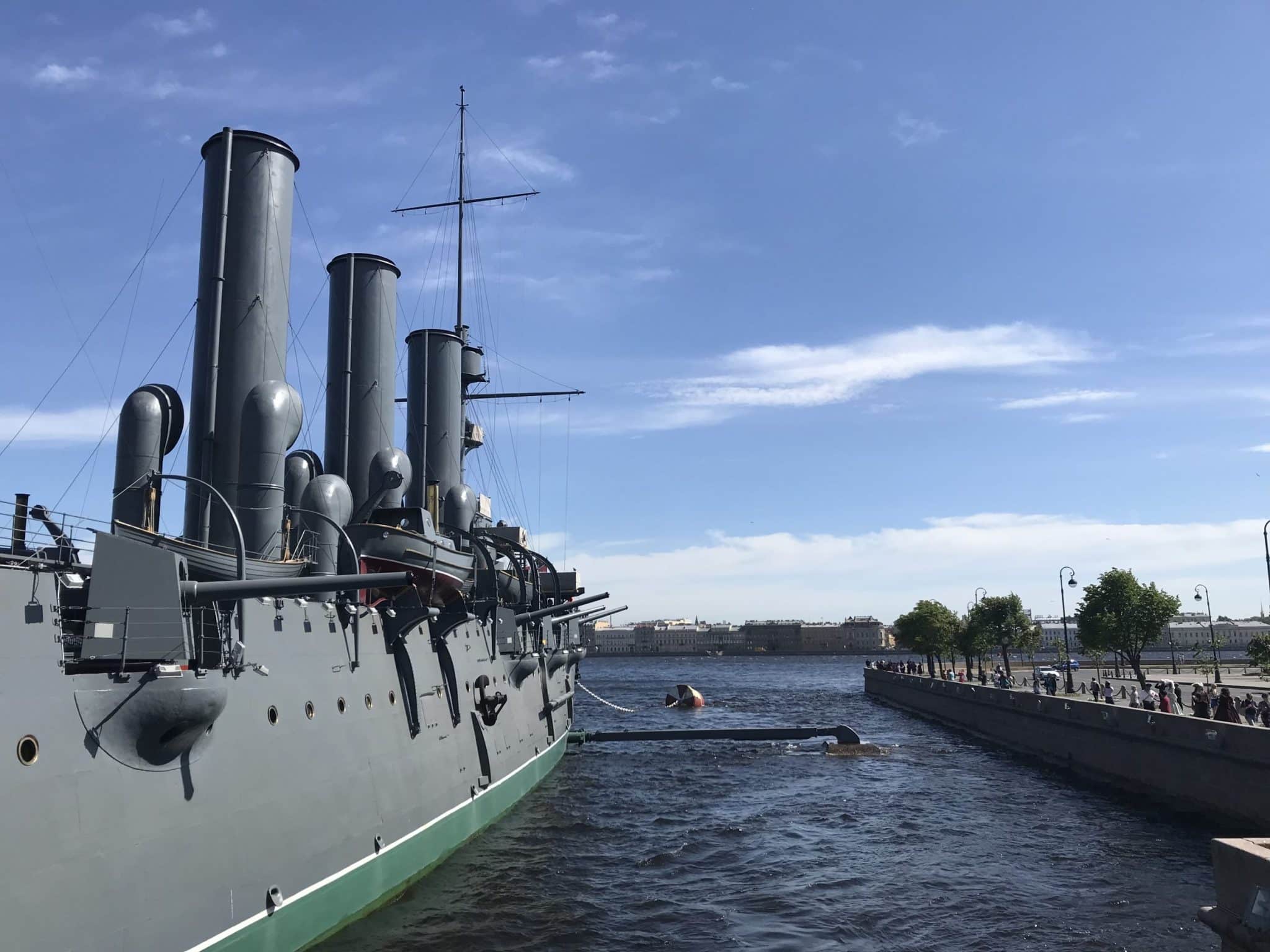 Aurora Cruiser Museum in St. Petersburg