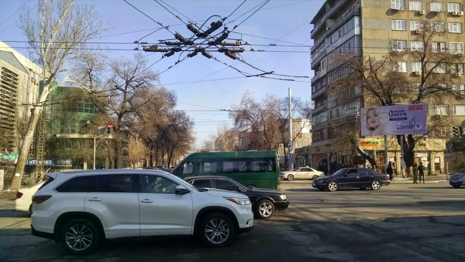 Busy Sovetskaya Street