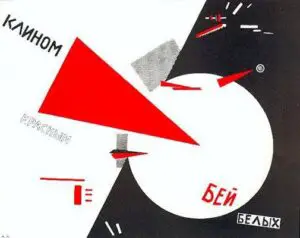 Constructivism Beat the Whites with the Red Wedge (1919) – El Lissitzky