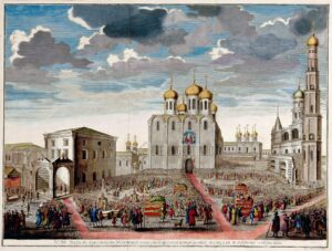 Kremlin Moscow History Uspensky Cathedral Elizabeth Coronation