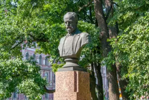 Tchaikovsky monument petersburg