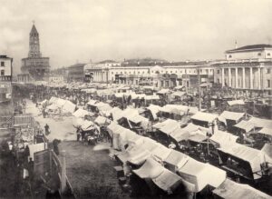 Marketplace Sukarevskya Moscow 1890