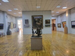 The Kyrgyz National Museum of Fine Arts in Bishkek