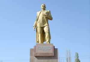 Iskhak Razzakov House Museum Statue