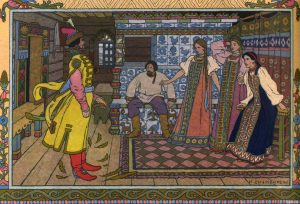 Illustration for "Marya Morevna", Ivan Bilibin  1900.