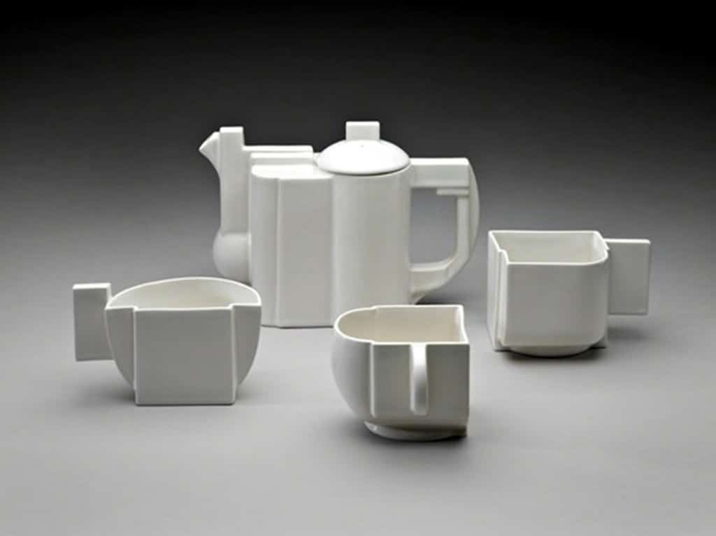 Tea set designed by Kazmir Malevich Books about Russian Art and Architecture