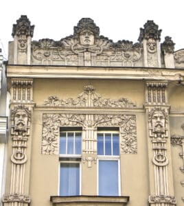 Art Nouveau, Riga national history floral patterns