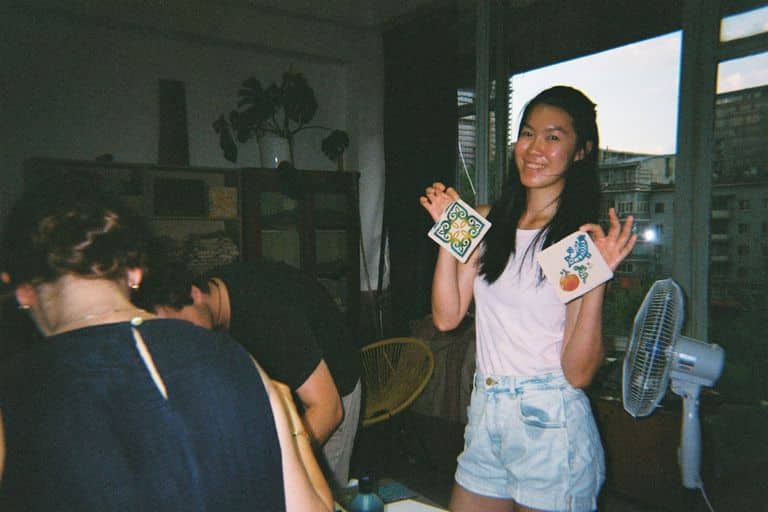 Creating at the Igrika Crafts Workshop.