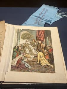 An illustrated copy of The Knight in a Panther’s Skin